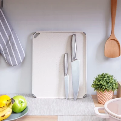 Gambar Cooking Color Morgan Pisau Dapur Dengan Talenan Set 3 pcs