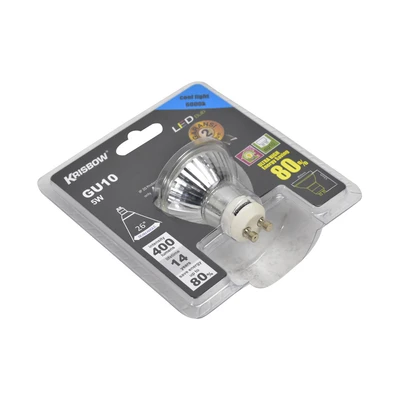Gambar Krisbow Bohlam LED 5 Watt 400 Lumen Cool Daylight GU10 - Putih