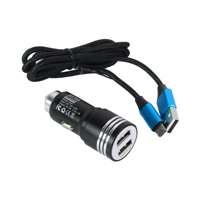 Gambar Otto Klasse Charger Mobil & Kabel Micro - Biru