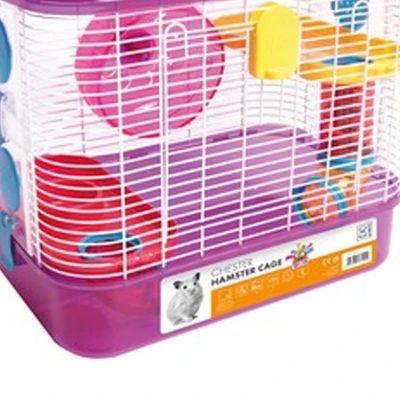 Gambar M-Pets Chester Kandang Hamster 41.5x26.5x39 cm - Mix