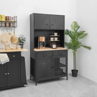 Gambar Informa Levon Kabinet Dapur High Metal - Hitam