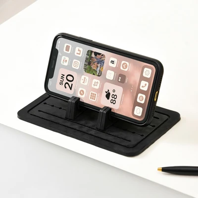 Gambar Ataru Holder Smartphone Silikon - Hitam