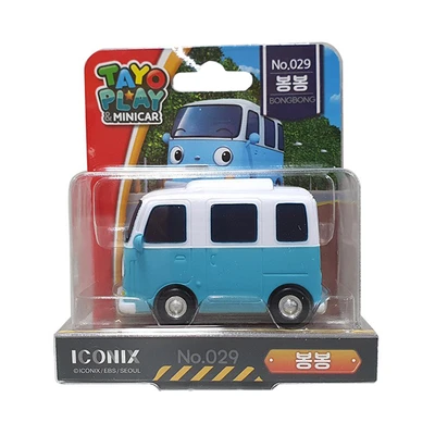 Gambar Tayo Play & Minicar Friends Bongbong - Biru/putih