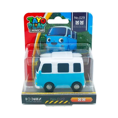 Gambar Tayo Play & Minicar Friends Bongbong - Biru/putih