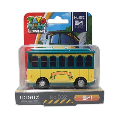 Gambar Tayo Play & Minicar Friends Lolly - Kuning/hijau