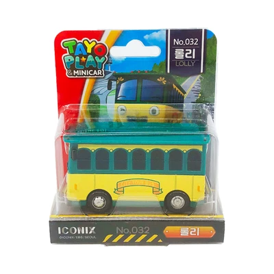 Gambar Tayo Play & Minicar Friends Lolly - Kuning/hijau