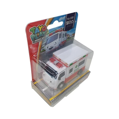 Gambar Tayo Play & Minicar Friends Alice - Putih/merah