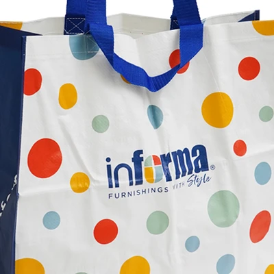 Gambar Informa Tas Belanja Plastik 50x18x45 cm - Biru