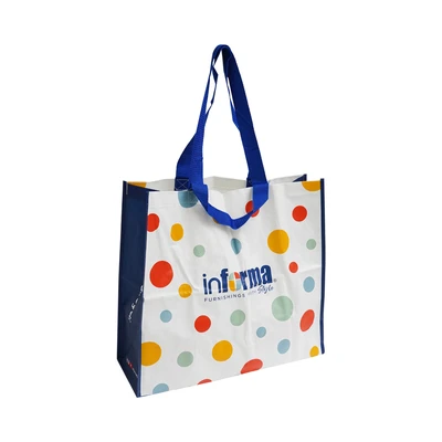 Gambar Informa Tas Belanja Plastik 50x18x45 cm - Biru
