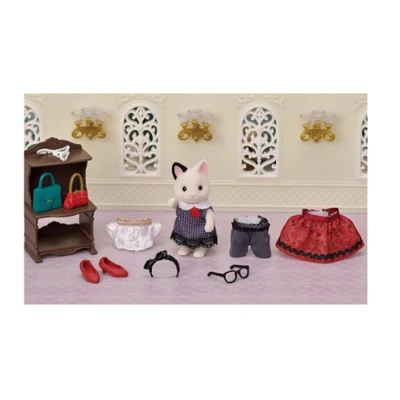 Gambar Sylvanian Families Set Fashion Play Tuxedo Cat 54620