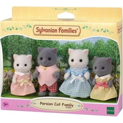 Gambar Sylvanian Families Set Boneka Hewan Persian Cat Family Esff54550