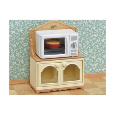 Gambar Sylvanian Families Set Microwave Cabinet Esfu54430