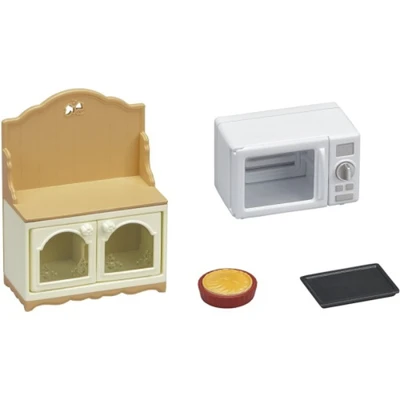 Gambar Sylvanian Families Set Microwave Cabinet Esfu54430