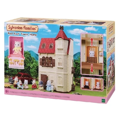 Gambar Sylvanian Families Set Red Roof Tower Home Esfh54000