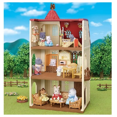 Gambar Sylvanian Families Set Red Roof Tower Home Esfh54000