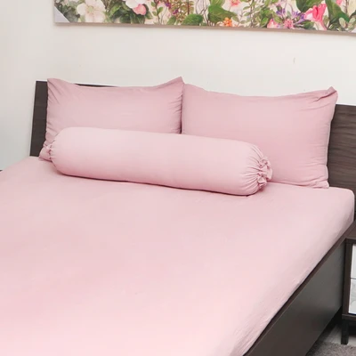 Gambar Informa 180x200 Cm Set 5 Pcs Seprai King Washed Microfiber - Mauve