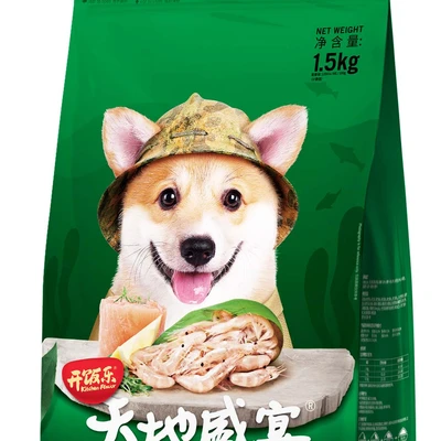 Gambar Kitchen Flavor Makanan Anjing Kering Adult Antarctic Krill 1.5 kg