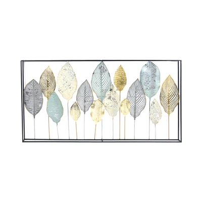 Gambar Informa Hiasan Dinding Multi Leaves Besi 134.6x60.9 cm - Mix