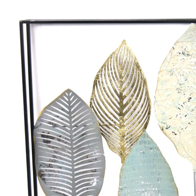 Gambar Informa Hiasan Dinding Multi Leaves Besi 134.6x60.9 cm - Mix