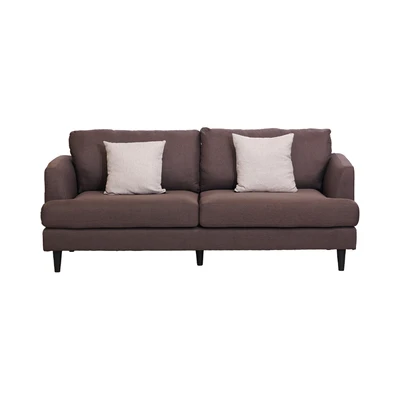 Gambar Selma Leona Sofa Fabric 3 Seater - Cokelat