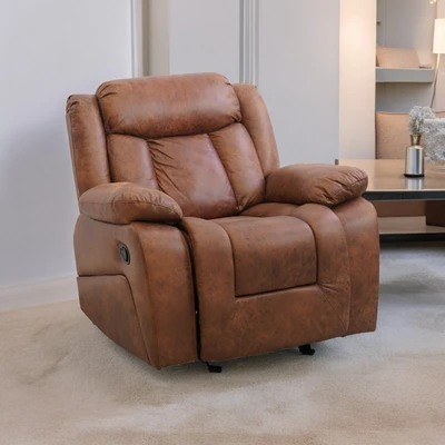 Gambar Selma Norton Sofa Recliner Rocking Fabric 1 Seater - Cokelat