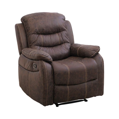 Gambar Selma Lalita Sofa Recliner Fabric 1 Seater - Cokelat