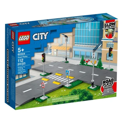 Gambar LEGO City Road Plates 60304