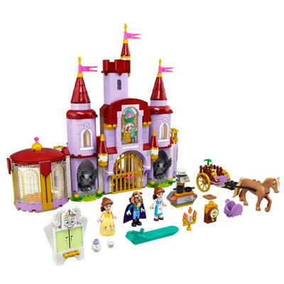 Gambar LEGO Disney Princess Belle And Beast Castle 43196