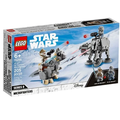 Gambar LEGO Star Wars At At Vs Tauntaun Microfighters 75298