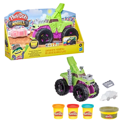 Gambar Play Doh Set Wheels Chompin Monster Truck F1322