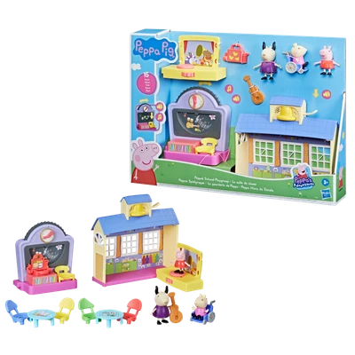 Gambar Peppa Pig Playset School Playgroup F2166