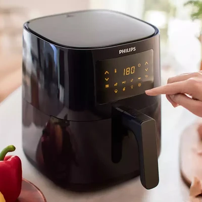 Gambar Philips 4.1 Ltr Air Fryer Hd9252/90 - Hitam