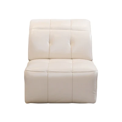 Gambar Domicil Hollywood Sofa Modular Armless Kulit - Krem Beige