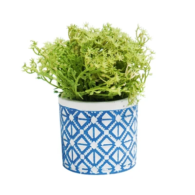 Gambar Informa Tanaman Artifisial Grass Dengan Pot 15x15x14 cm - Biru