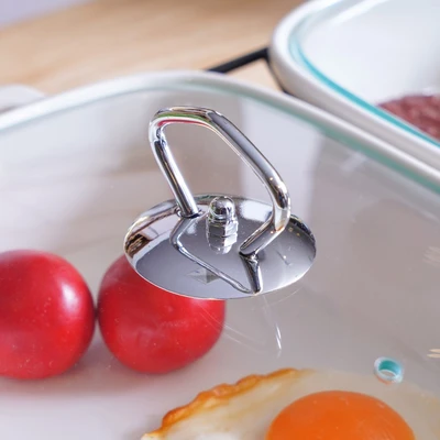 Gambar Appetite Twins Wadah Saji Casserole Dengan Rak 28 cm - Putih