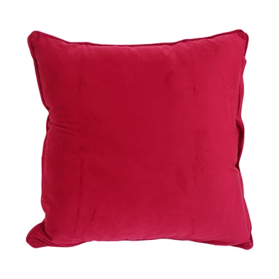 Gambar Informa Sarung Bantal Sofa Polyester Velvet 55x55 cm - Merah