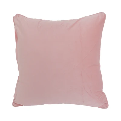 Gambar Informa Sarung Bantal Sofa Polyester Velvet 55x55 cm - Pink Powder