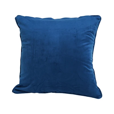 Gambar Informa Sarung Bantal Sofa Polyester Velvet 55x55 cm - Biru Poseidon