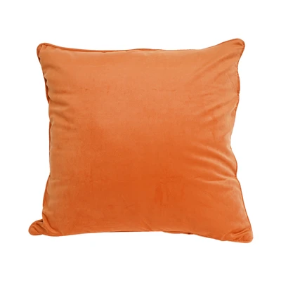 Gambar Informa Sarung Bantal Sofa Polyester Velvet 55x55 cm - Oranye Burnt