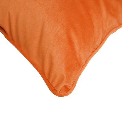 Gambar Informa Sarung Bantal Sofa Polyester Velvet 55x55 cm - Oranye Burnt
