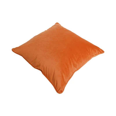 Gambar Informa Sarung Bantal Sofa Polyester Velvet 55x55 cm - Oranye Burnt