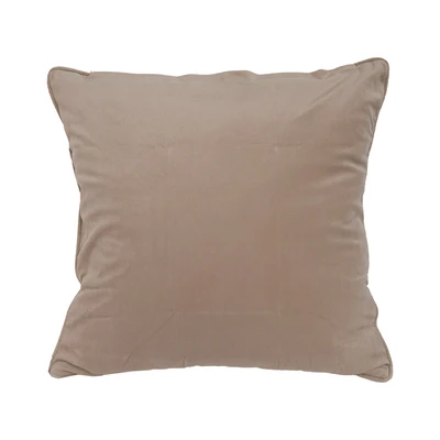 Gambar Informa Sarung Bantal Sofa Polyester Velvet 55x55 cm - Cokelat Portabella