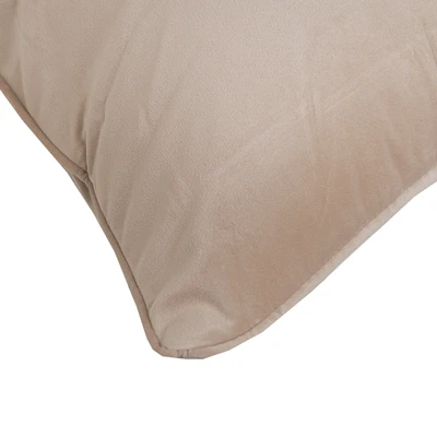 Gambar Informa Sarung Bantal Sofa Polyester Velvet 55x55 cm - Cokelat Portabella