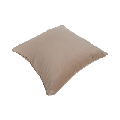 Gambar Informa Sarung Bantal Sofa Polyester Velvet 55x55 cm - Cokelat Portabella