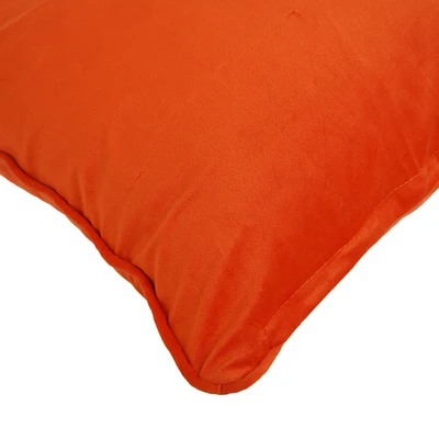 Gambar Informa Sarung Bantal Sofa 55x55 Cm Velvet Red Orange