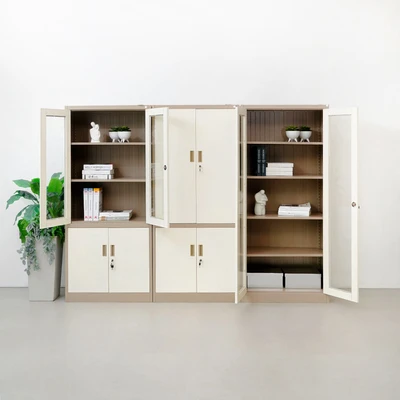 Gambar Informa Kiev Lemari Arsip Kantor Metal Dengan Pintu - Cokelat