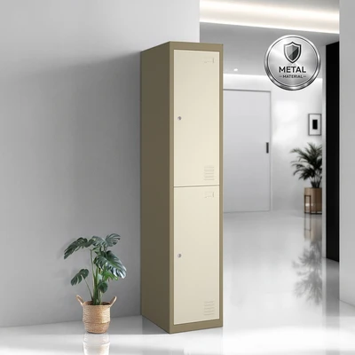 Gambar Informa Kiev Loker Besi 2 Pintu - Cokelat