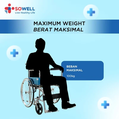 Gambar Sowell Kursi Roda Deluxe Sha801