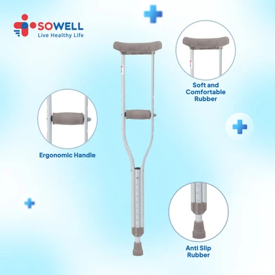 Gambar Sowell Ukuran S Tongkat Jalan Shoulder Crutch Shj301