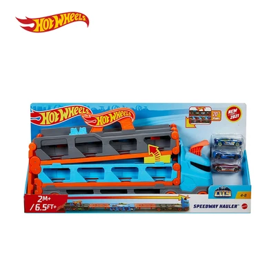 Gambar Hot Wheels Diecast Mobil Playset City Speedway Hauler